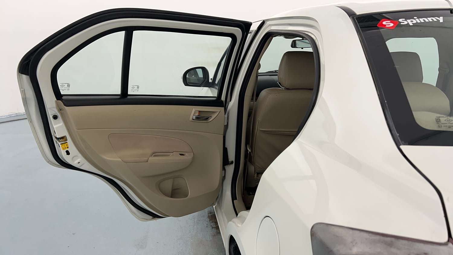 Used 2017 Maruti Suzuki Swift Dzire VDI Diesel Manual interior LEFT REAR DOOR OPEN VIEW