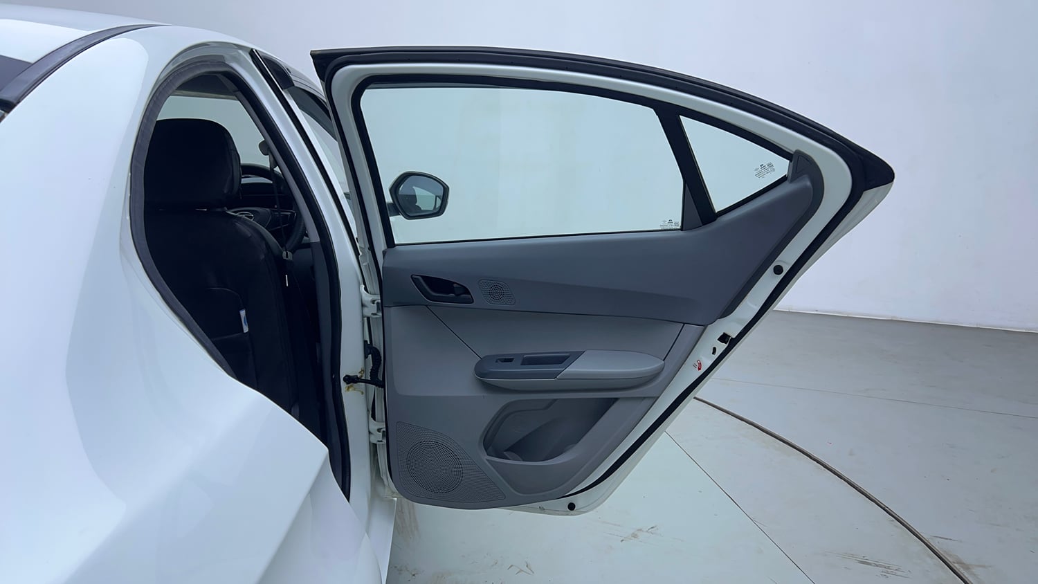 Used 2024 Tata Tigor XM Petrol Manual interior RIGHT REAR DOOR OPEN VIEW