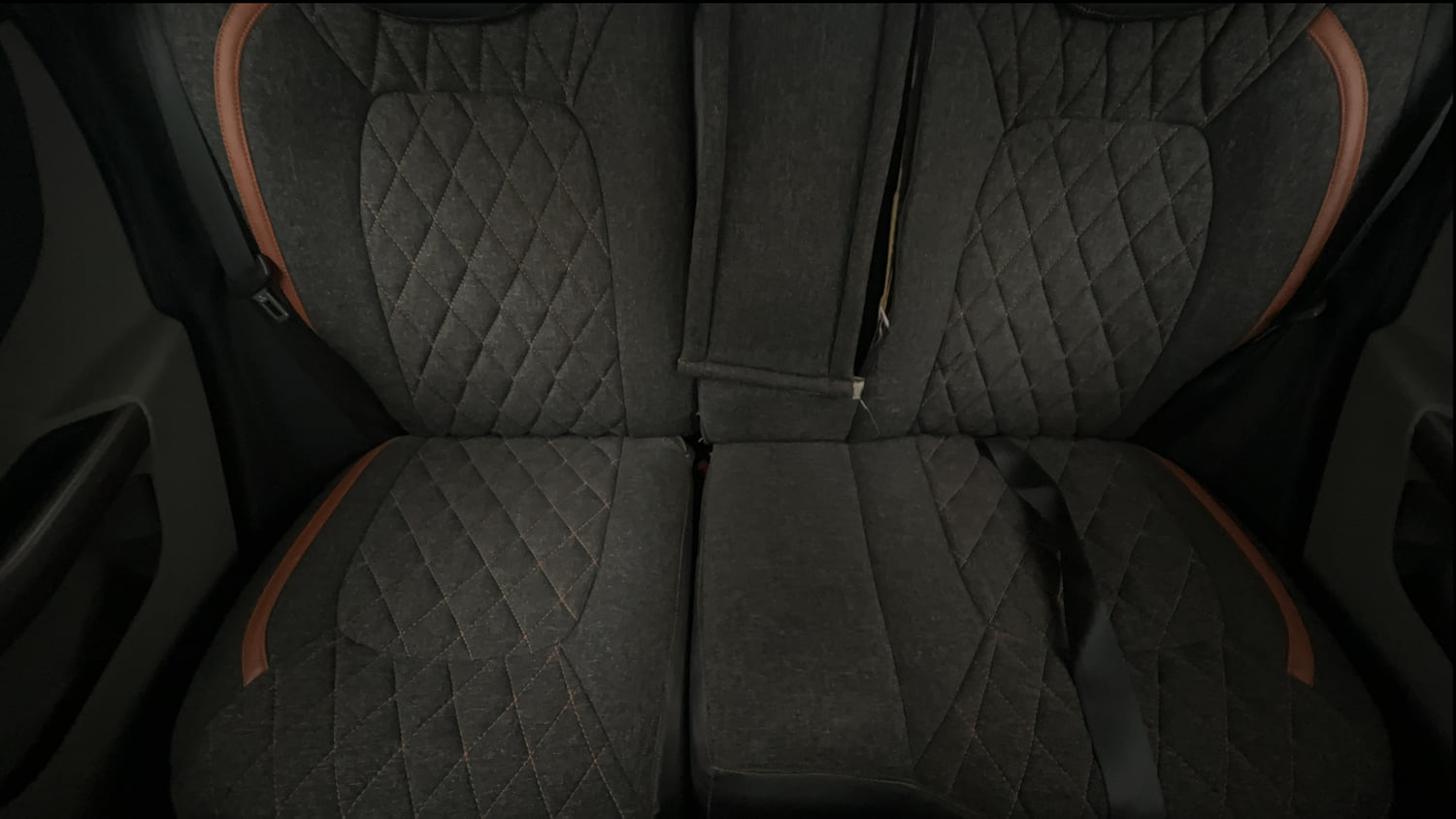 Used 2019 Tata Nexon XZA Plus Petrol Dual Tone Petrol Automatic interior REAR SEAT CONDITION VIEW