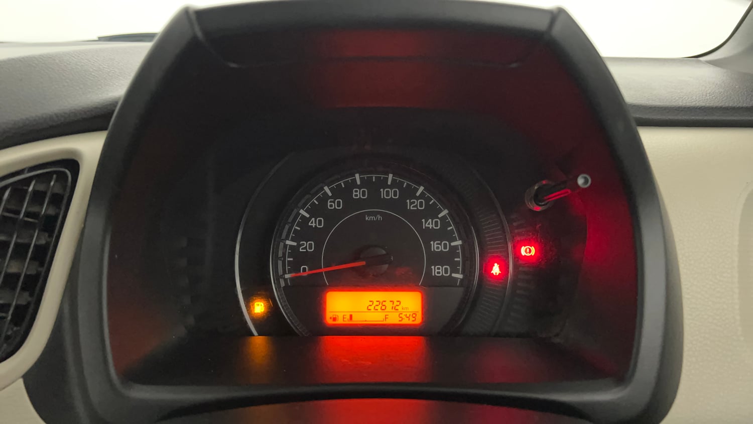 Used 2022 Maruti Suzuki Wagon R LXI 1.0 Petrol Manual interior CLUSTERMETER VIEW