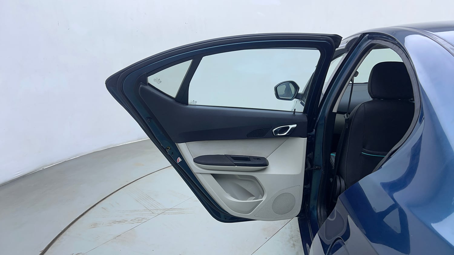 Used 2022 Tata Tigor EV XZ Plus Electric Automatic interior LEFT REAR DOOR OPEN VIEW