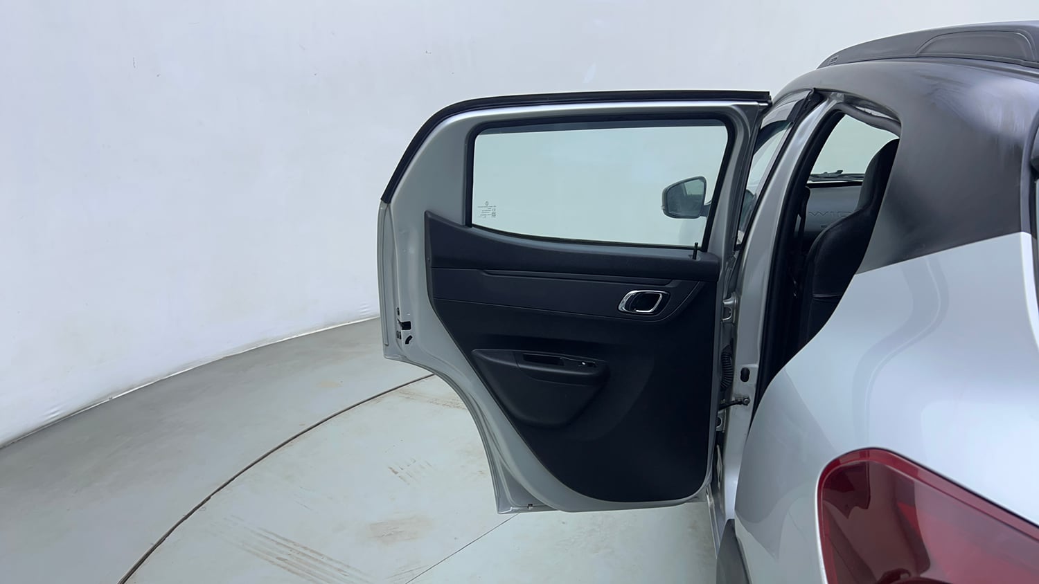 Used 2024 Renault Kwid CLIMBER AMT Petrol Automatic interior LEFT REAR DOOR OPEN VIEW