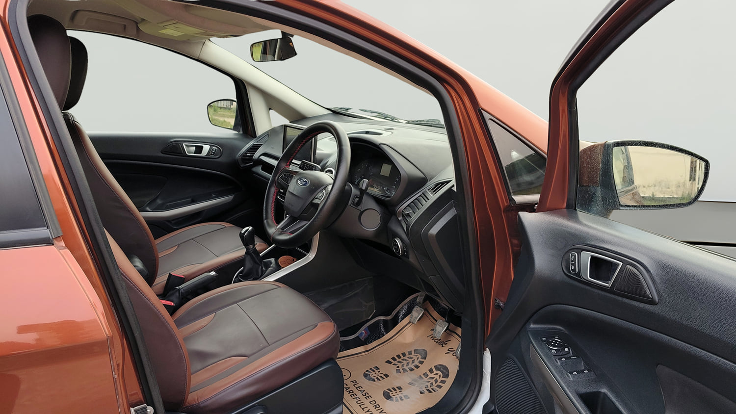 Used 2018 Ford EcoSport Titanium 1.5L Ti-VCT Petrol Manual interior RIGHT SIDE FRONT DOOR CABIN VIEW