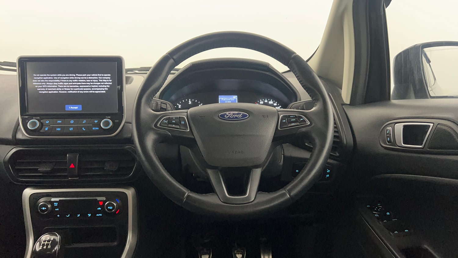 Used 2018 Ford EcoSport Titanium 1.5L TDCi Diesel Manual interior STEERING VIEW