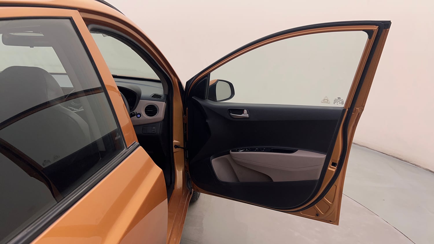 Used 2013 Hyundai Grand i10 Asta 1.2 Kappa VTVT Petrol Manual interior RIGHT FRONT DOOR OPEN VIEW