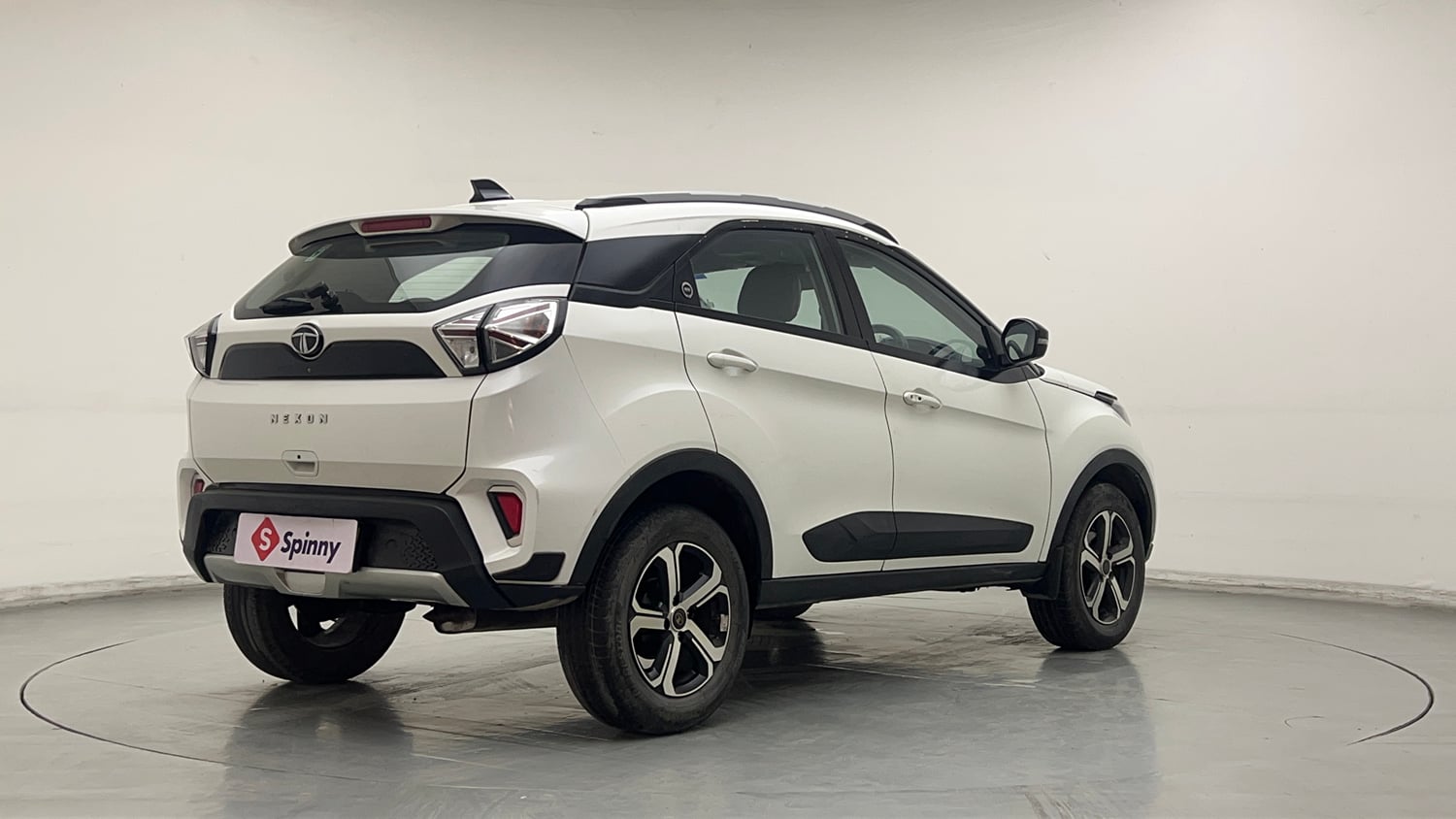 Used 2023 Tata Nexon XZ Plus (S) Petrol Manual exterior RIGHT REAR CORNER VIEW