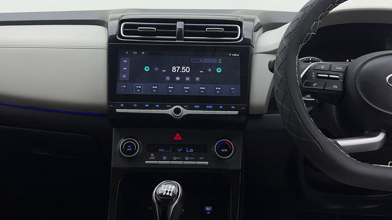 Used 2022 Hyundai Creta SX 1.5 Petrol Executive Petrol Manual interior MUSIC SYSTEM & AC CONTROL VIEW