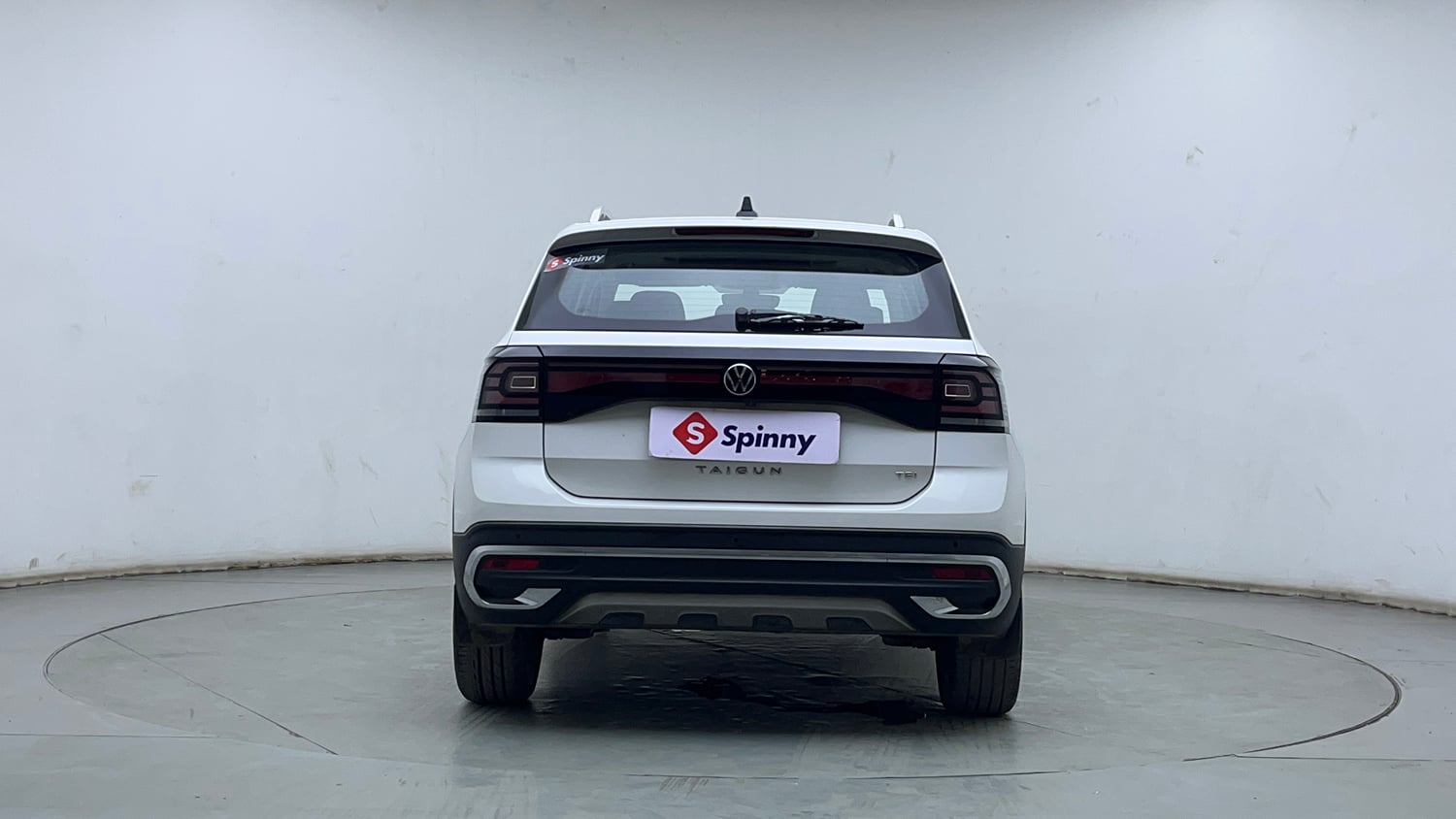 Used 2022 Volkswagen Taigun Topline 1.0 TSI AT Petrol Automatic exterior BACK VIEW