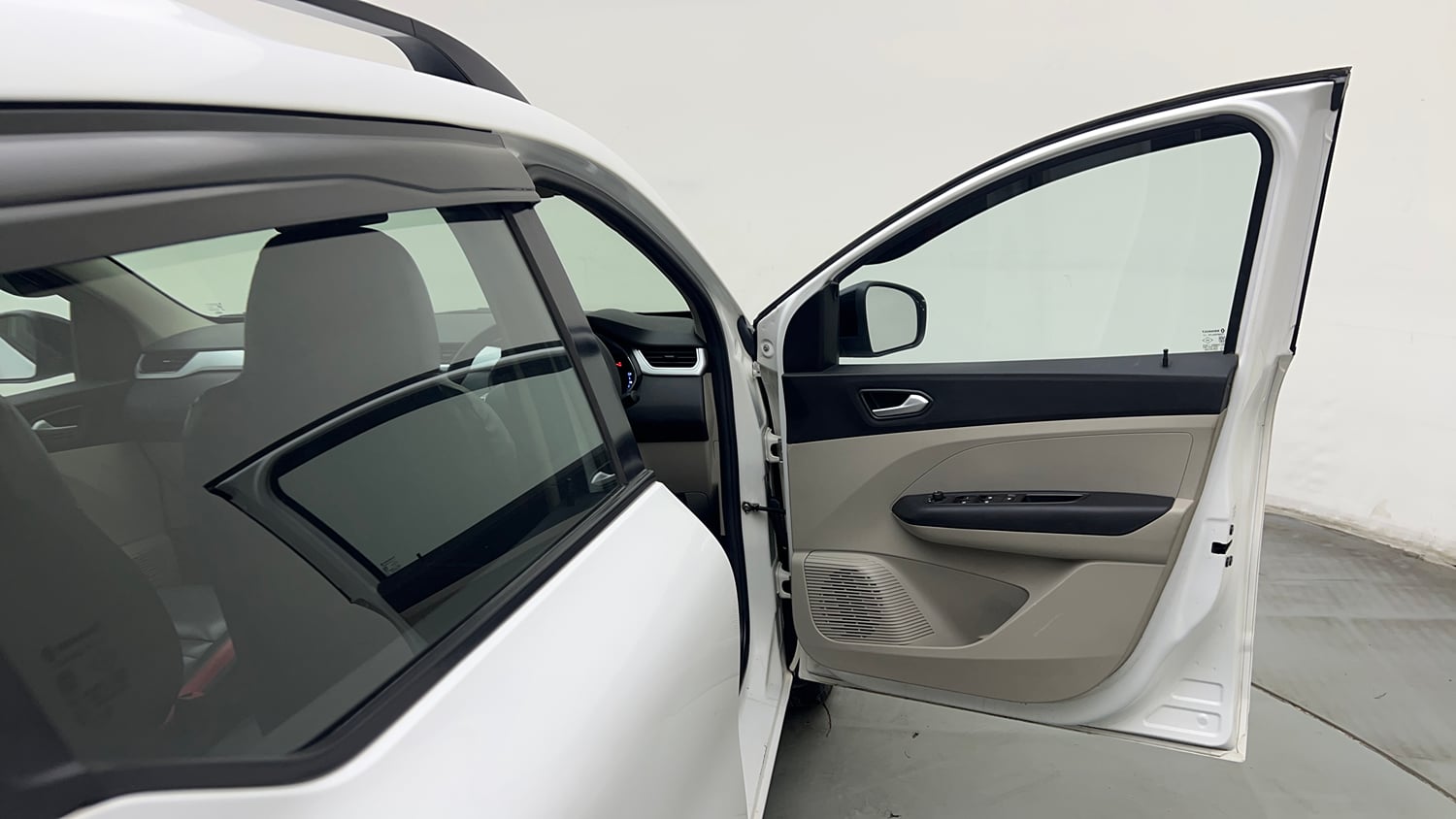 Used 2024 Renault Triber RXZ Petrol Manual interior RIGHT FRONT DOOR OPEN VIEW