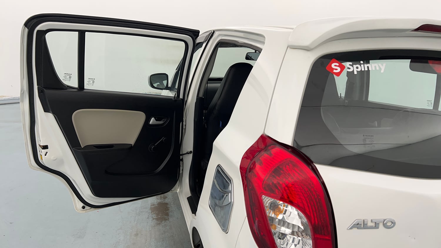 Used 2023 Maruti Suzuki Alto 800 VXi Petrol Manual interior LEFT REAR DOOR OPEN VIEW