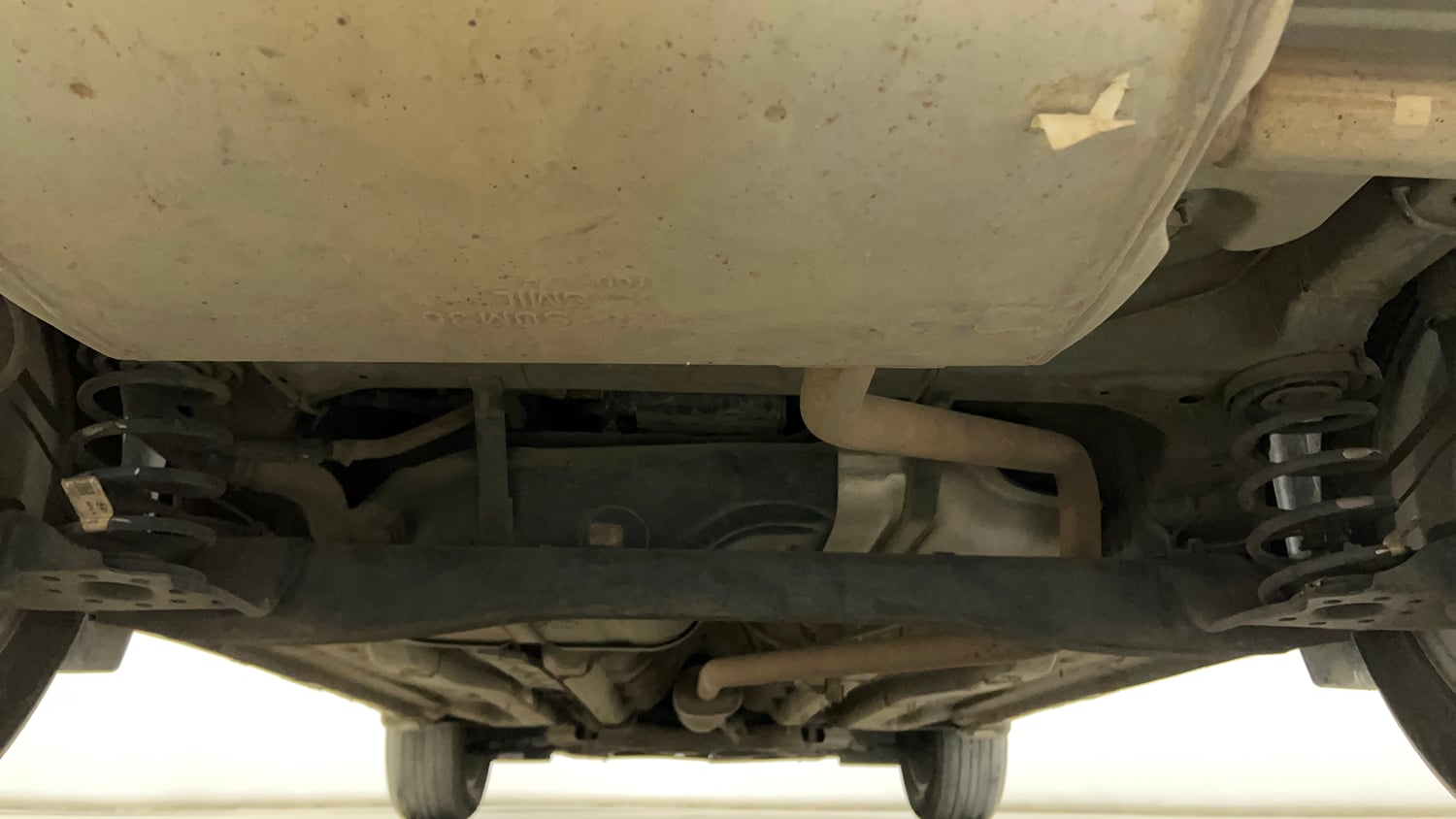 Used 2023 Hyundai Creta SX 1.5 Petrol Petrol Manual extra REAR UNDERBODY VIEW (TAKEN FROM REAR)