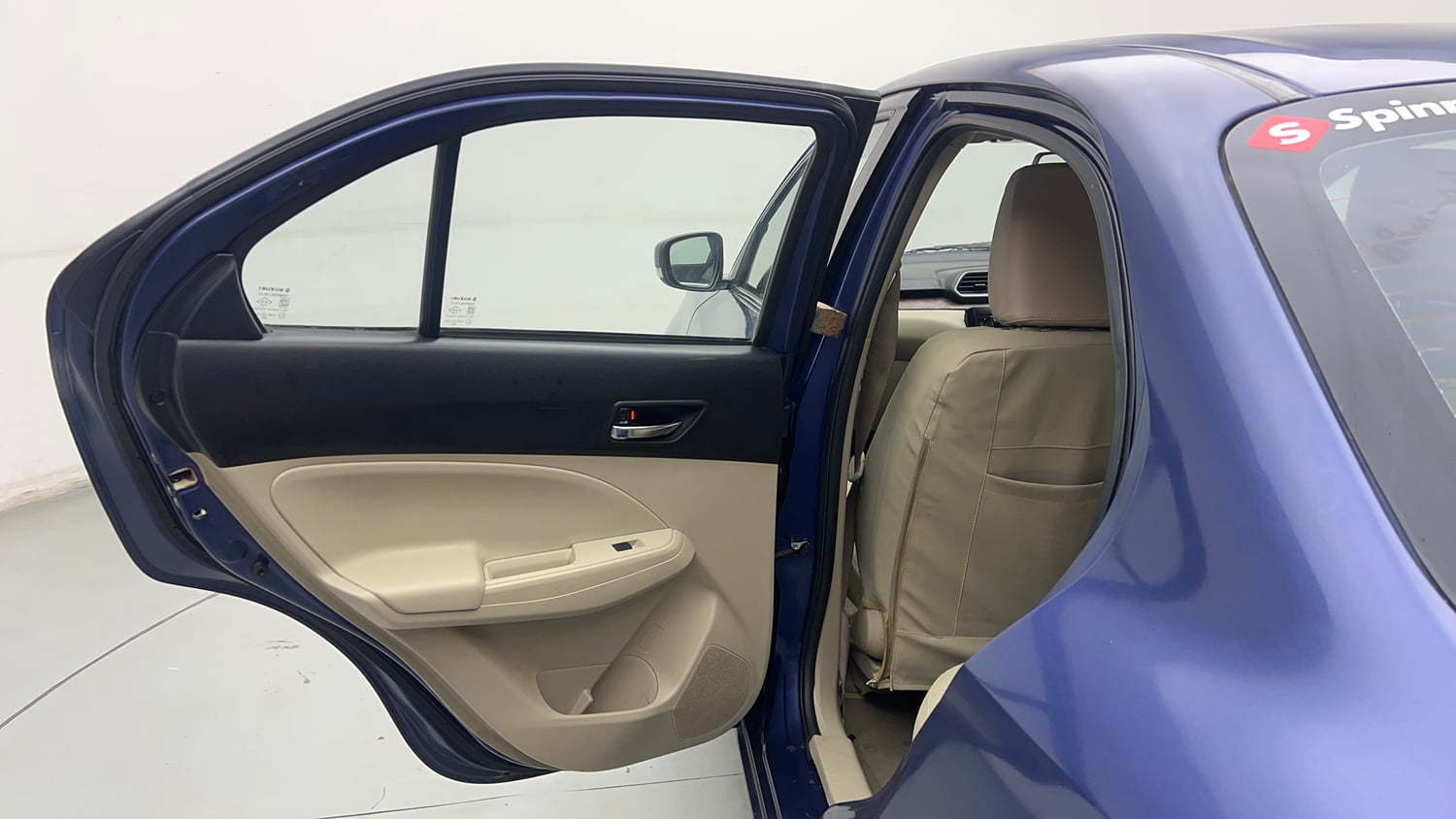 Used 2017 Maruti Suzuki Dzire ZXi AMT Petrol Automatic interior LEFT REAR DOOR OPEN VIEW