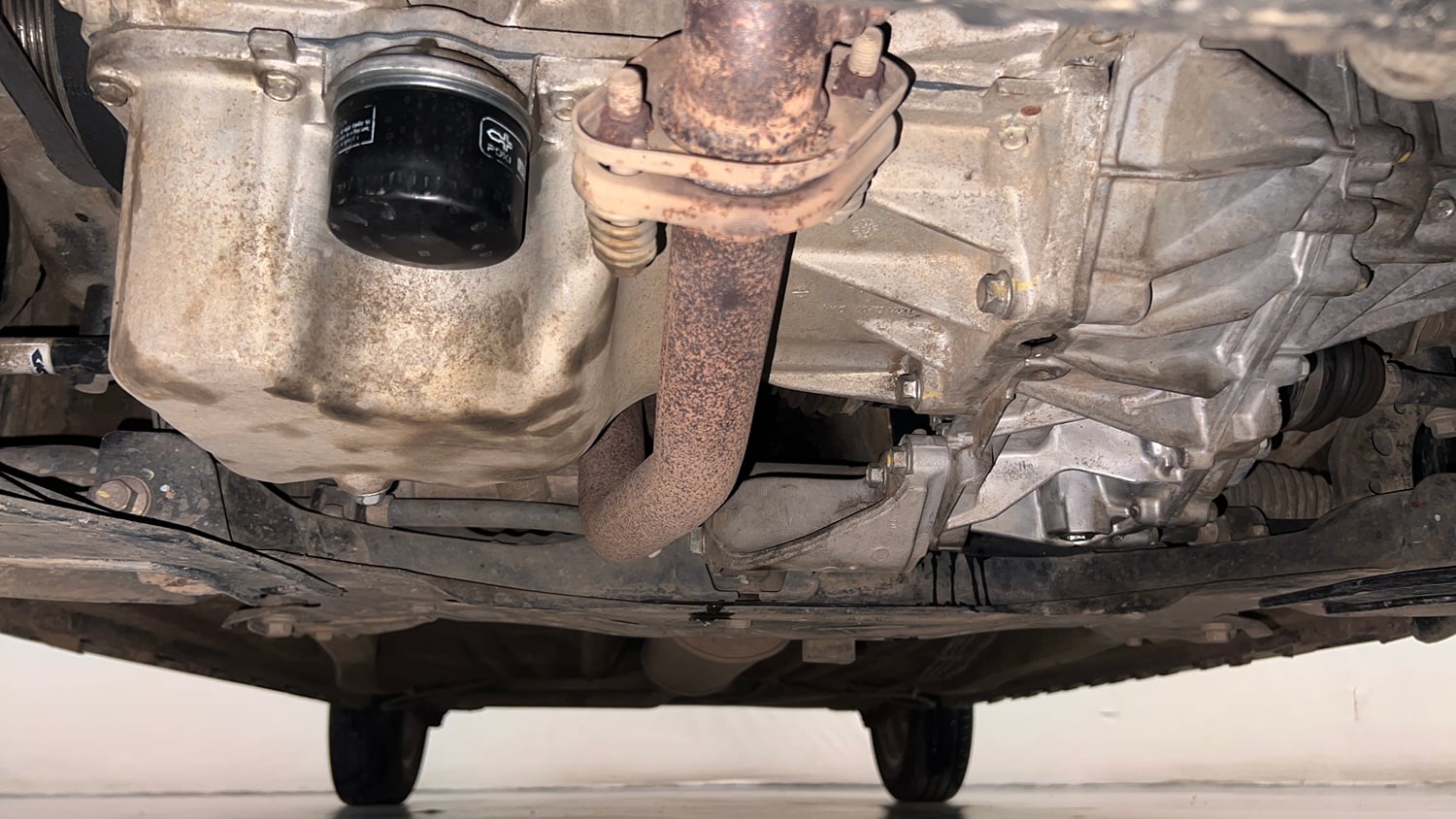 Used 2018 Maruti Suzuki Ignis Alpha 1.2 AMT Petrol Automatic extra FRONT LEFT UNDERBODY VIEW