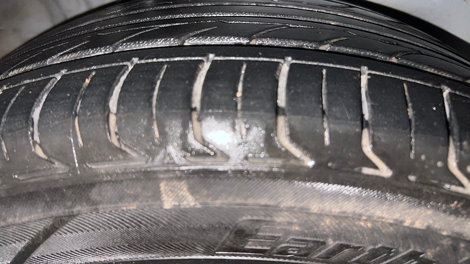 Used 2021 Honda WR-V VX MT Petrol Petrol Manual tyres RIGHT REAR TYRE TREAD VIEW