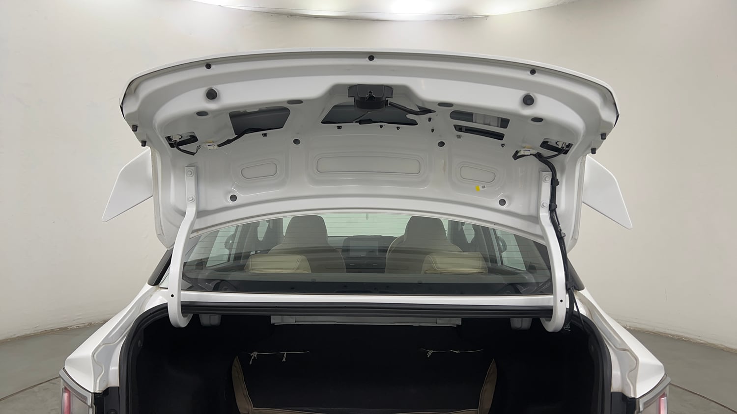 Used 2022 Hyundai Aura S 1.2 AMT Petrol Petrol Automatic interior DICKY DOOR OPEN VIEW