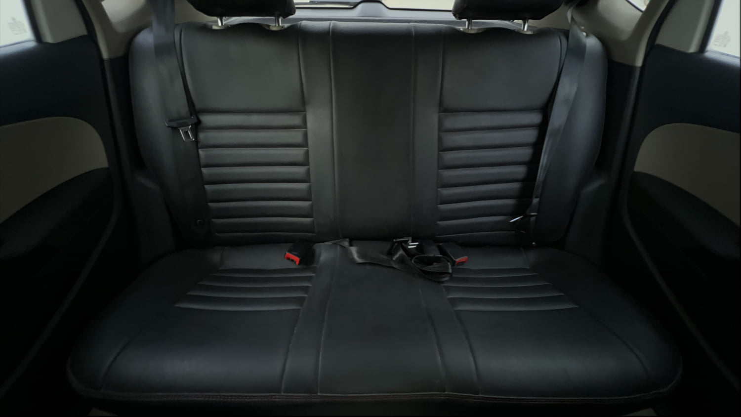 Used 2013 Volkswagen Polo Highline1.2L (P) Petrol Manual interior REAR SEAT CONDITION VIEW