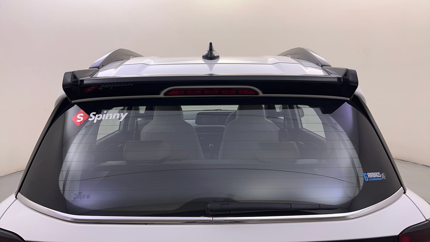 Used 2023 Hyundai Exter SX (O) Connect 1.2 AMT Petrol Automatic exterior BACK WINDSHIELD VIEW