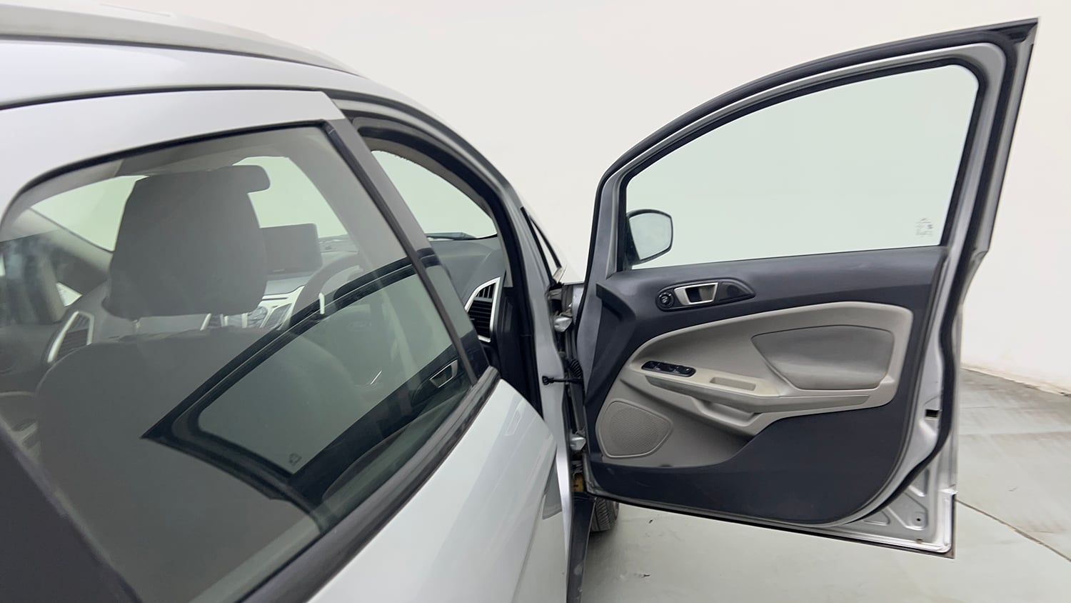 Used 2017 Ford EcoSport Titanium 1.5L Ti-VCT AT Petrol Automatic interior RIGHT FRONT DOOR OPEN VIEW