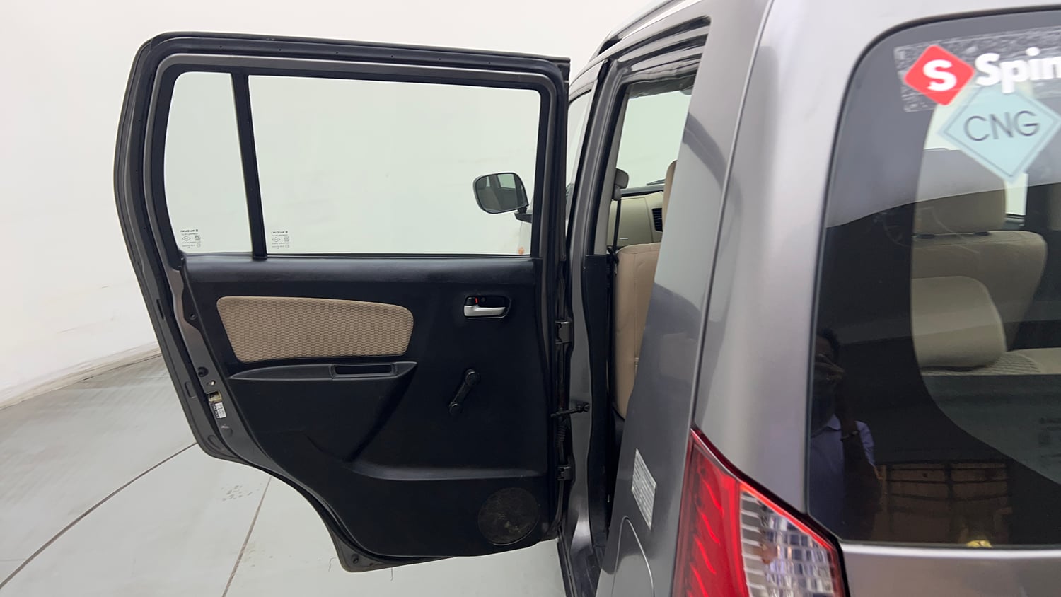 Used 2019 Maruti Suzuki Wagon R LXI CNG Cng Manual interior LEFT REAR DOOR OPEN VIEW