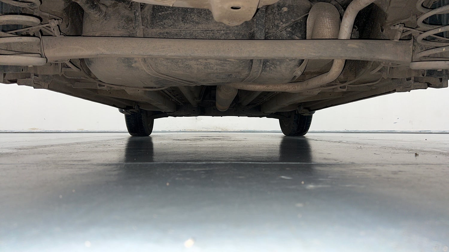 Used 2016 Maruti Suzuki Swift Dzire ZXI Petrol Manual extra REAR UNDERBODY VIEW (TAKEN FROM REAR)