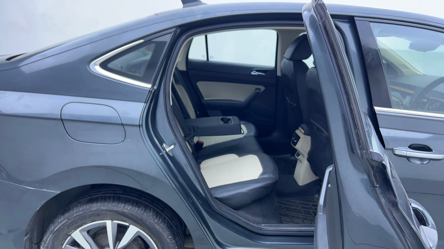 Used 2023 Skoda Slavia Style 1.0L TSI AT Petrol Automatic interior RIGHT SIDE REAR DOOR CABIN VIEW