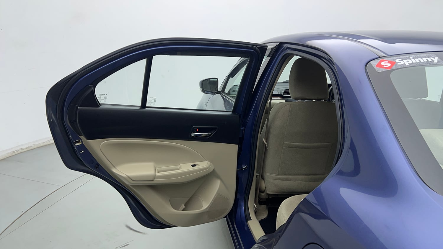 Used 2017 Maruti Suzuki Dzire VXi AMT Petrol Automatic interior LEFT REAR DOOR OPEN VIEW
