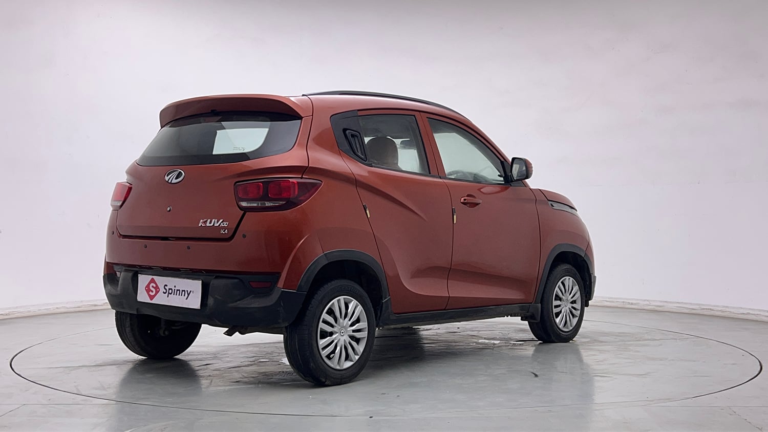 Used 2017 Mahindra KUV100 K4 6 STR Petrol Manual exterior RIGHT REAR CORNER VIEW