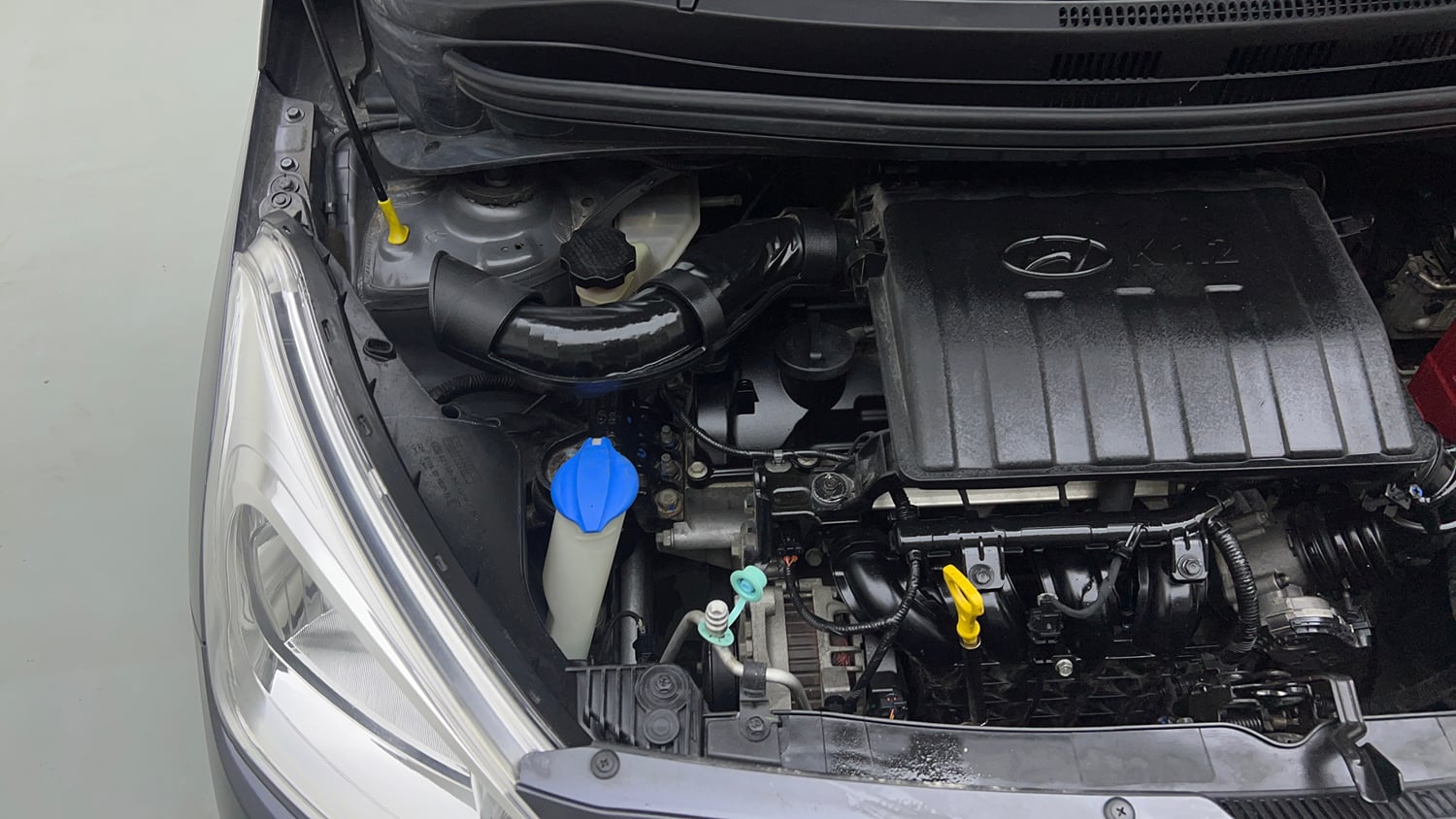 Used 2018 Hyundai Grand i10 Sportz 1.2 Kappa VTVT Petrol Manual engine ENGINE RIGHT SIDE VIEW