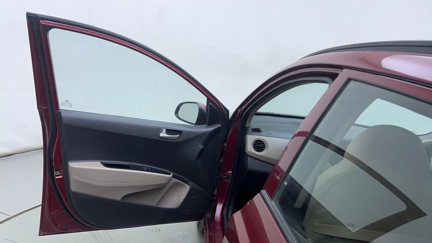 Used 2015 Hyundai Grand i10 Asta 1.2 Kappa VTVT Petrol Manual interior LEFT FRONT DOOR OPEN VIEW