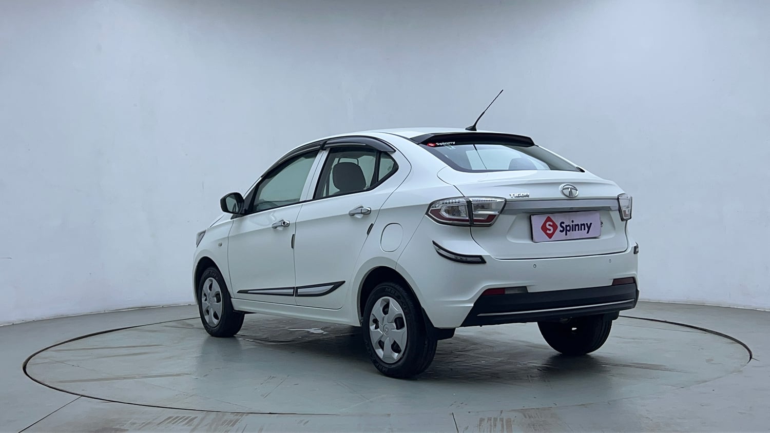 Used 2024 Tata Tigor XM Petrol Manual exterior LEFT REAR CORNER VIEW
