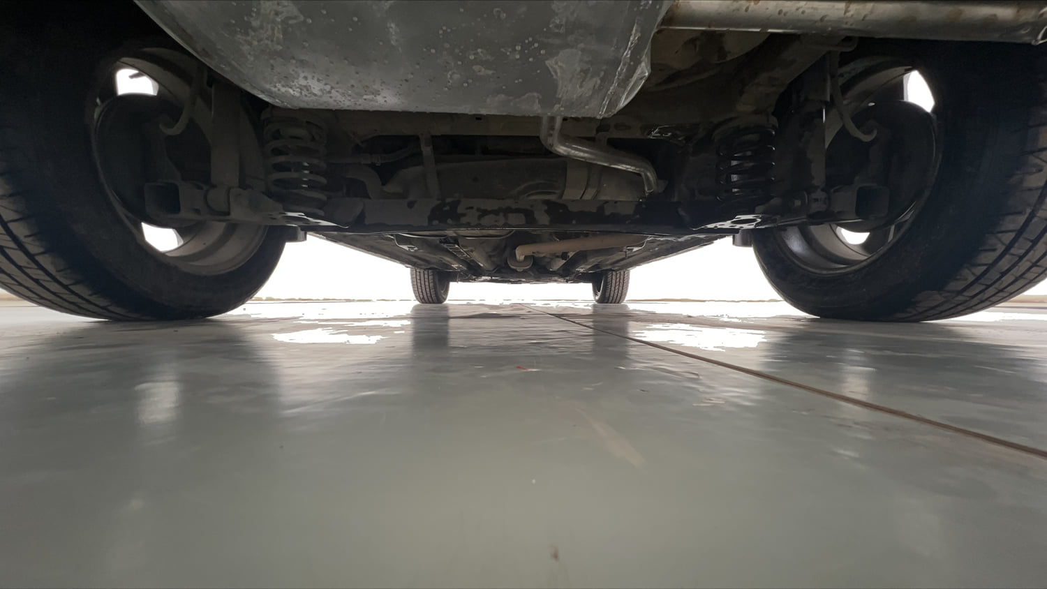 Used 2017 Hyundai Creta SX Plus 1.6 AT Petrol Petrol Automatic extra REAR UNDERBODY VIEW (TAKEN FROM REAR)