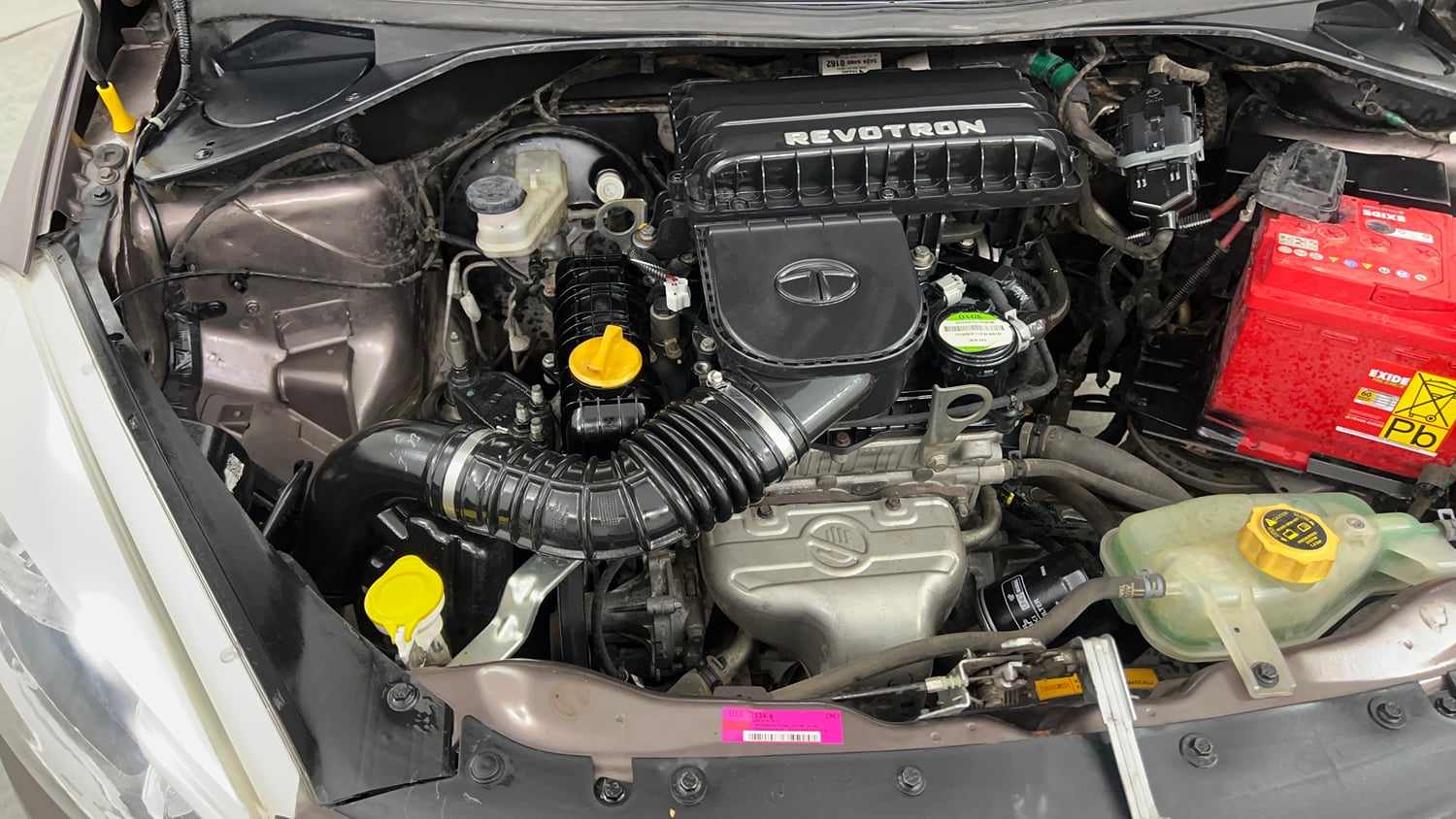 Used 2017 Tata Tiago Revotron XT Petrol Manual engine ENGINE RIGHT SIDE VIEW