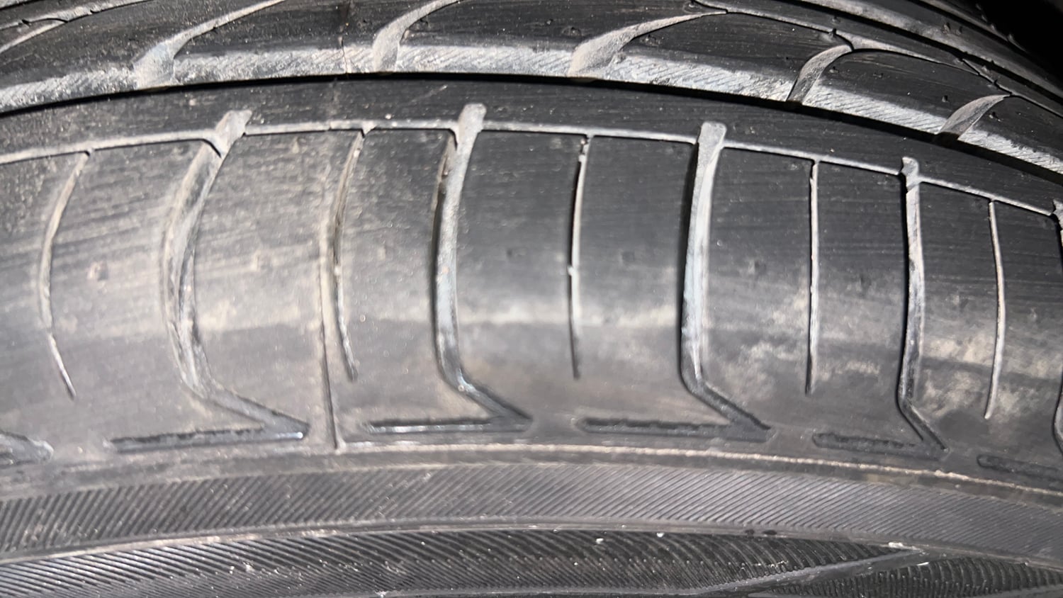 Used 2021 Honda WR-V VX MT Petrol Petrol Manual tyres RIGHT FRONT TYRE TREAD VIEW
