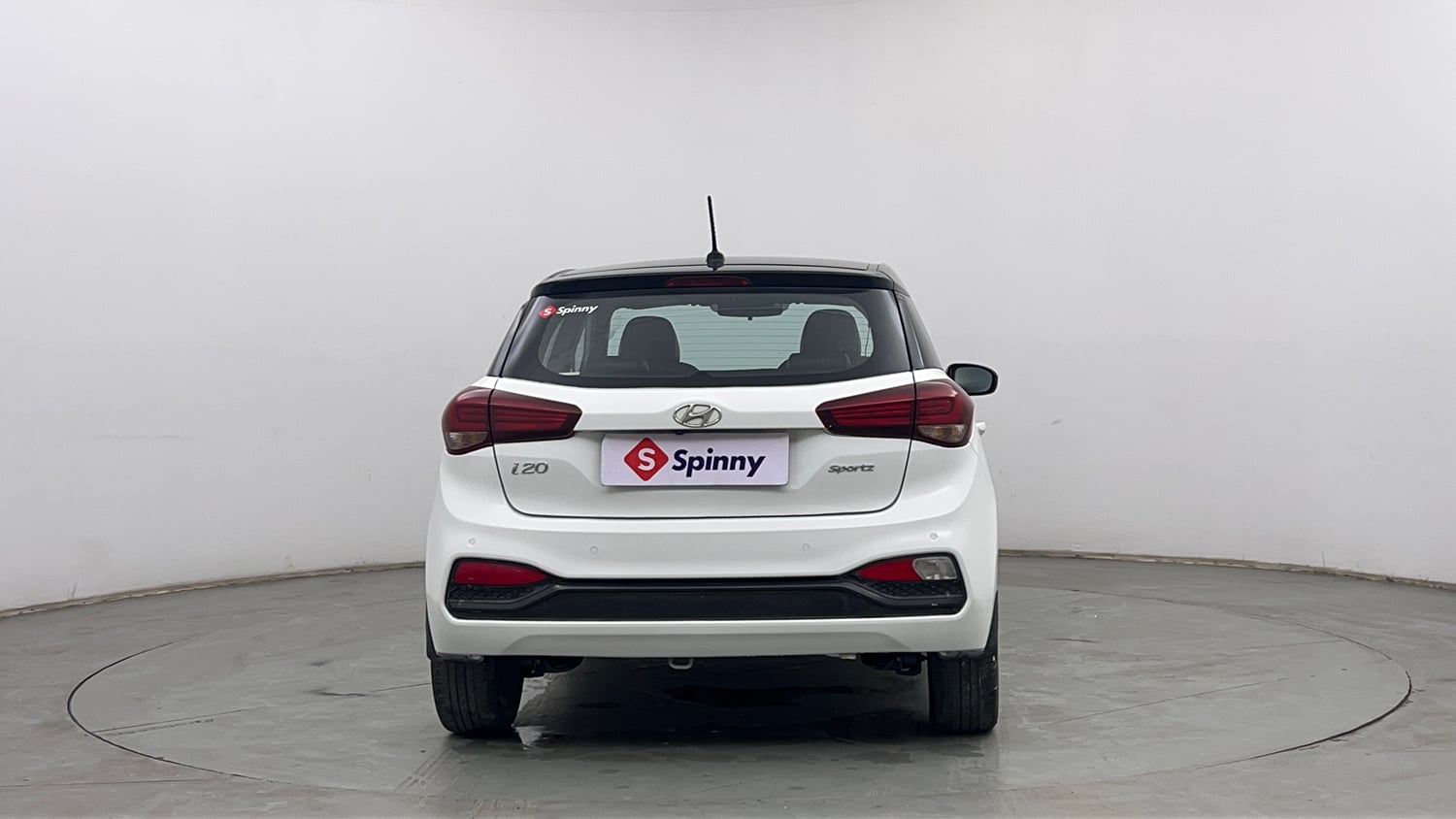 Used 2019 Hyundai Elite i20 Sportz Plus 1.2 Dual Tone Petrol Manual exterior BACK VIEW