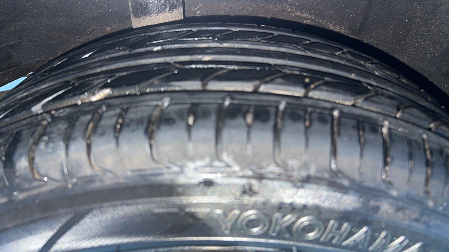 Used 2022 Honda Amaze VX CVT 1.2 Petrol Petrol Automatic tyres RIGHT REAR TYRE TREAD VIEW