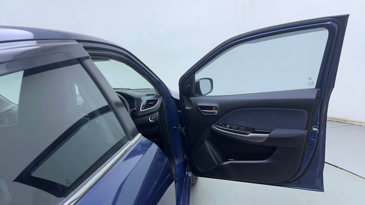 Used 2021 Maruti Suzuki Baleno Zeta Petrol Manual interior RIGHT FRONT DOOR OPEN VIEW