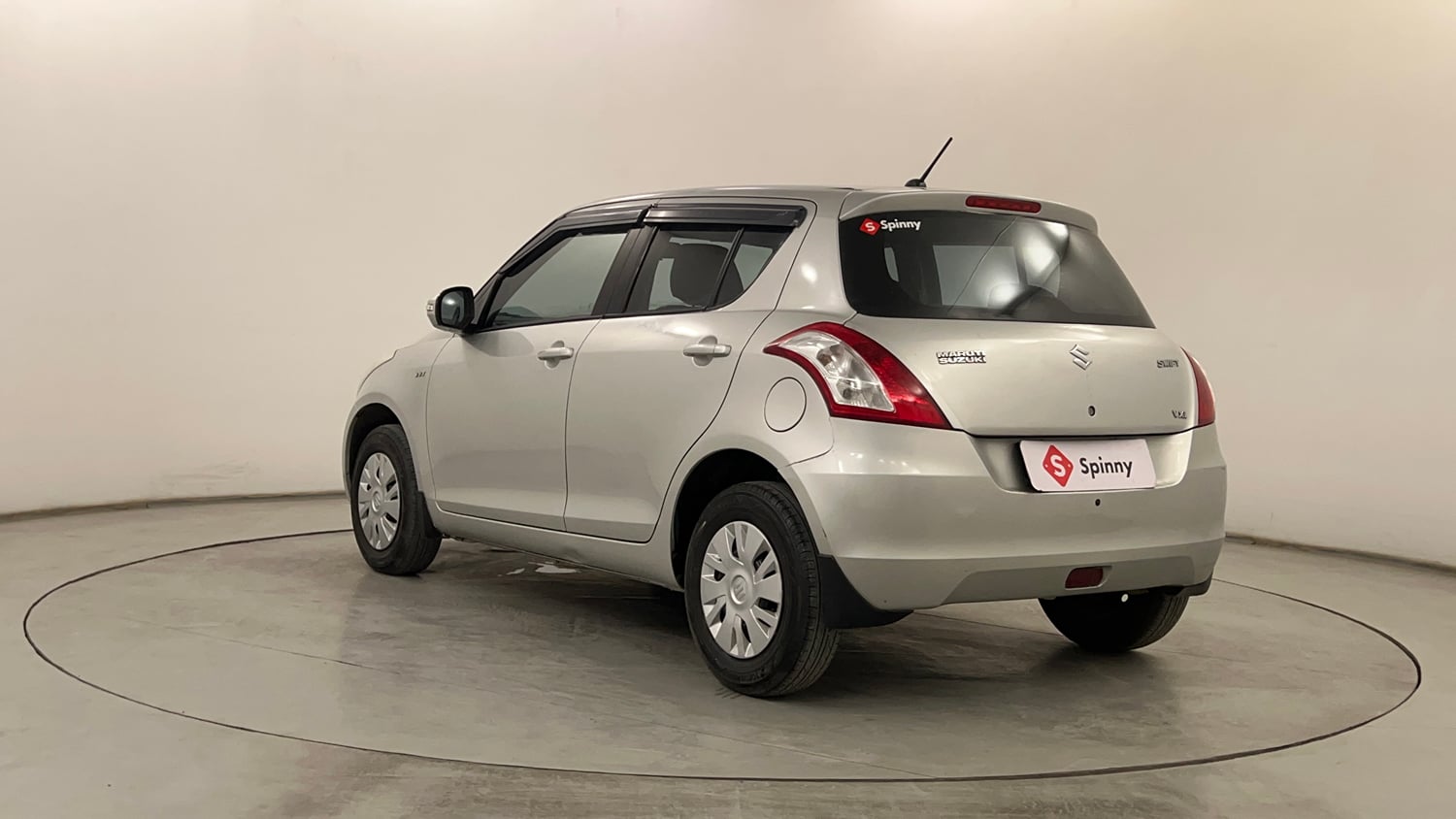Used 2013 Maruti Suzuki Swift VXi Petrol Manual exterior LEFT REAR CORNER VIEW