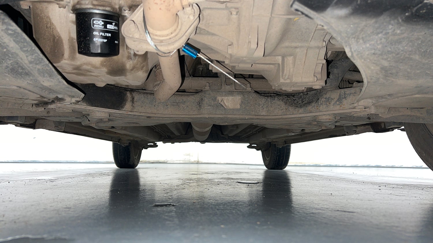 Used 2016 Maruti Suzuki Swift Dzire ZXI Petrol Manual extra FRONT LEFT UNDERBODY VIEW