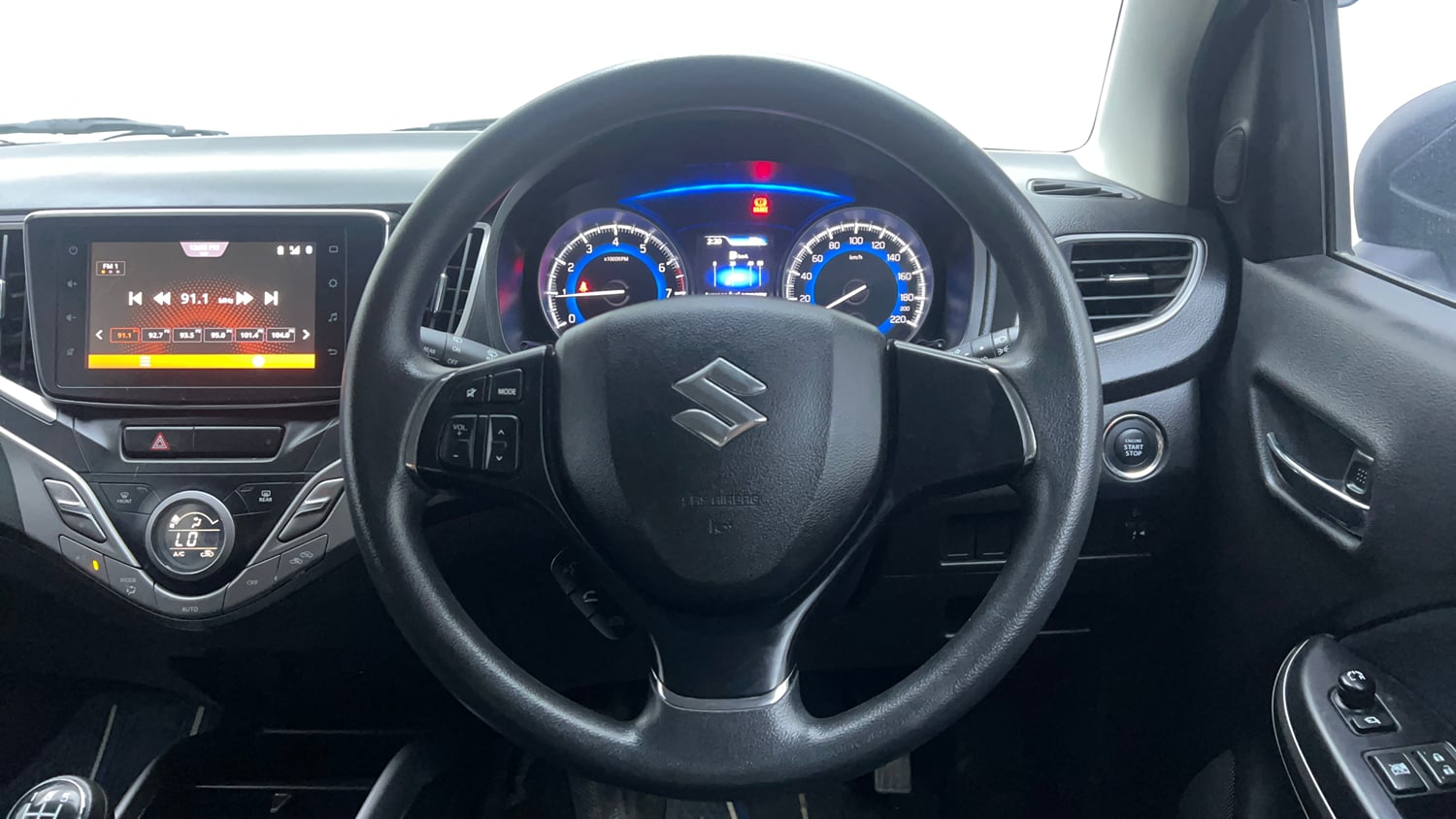 Used 2021 Maruti Suzuki Baleno Zeta Petrol Manual interior STEERING VIEW