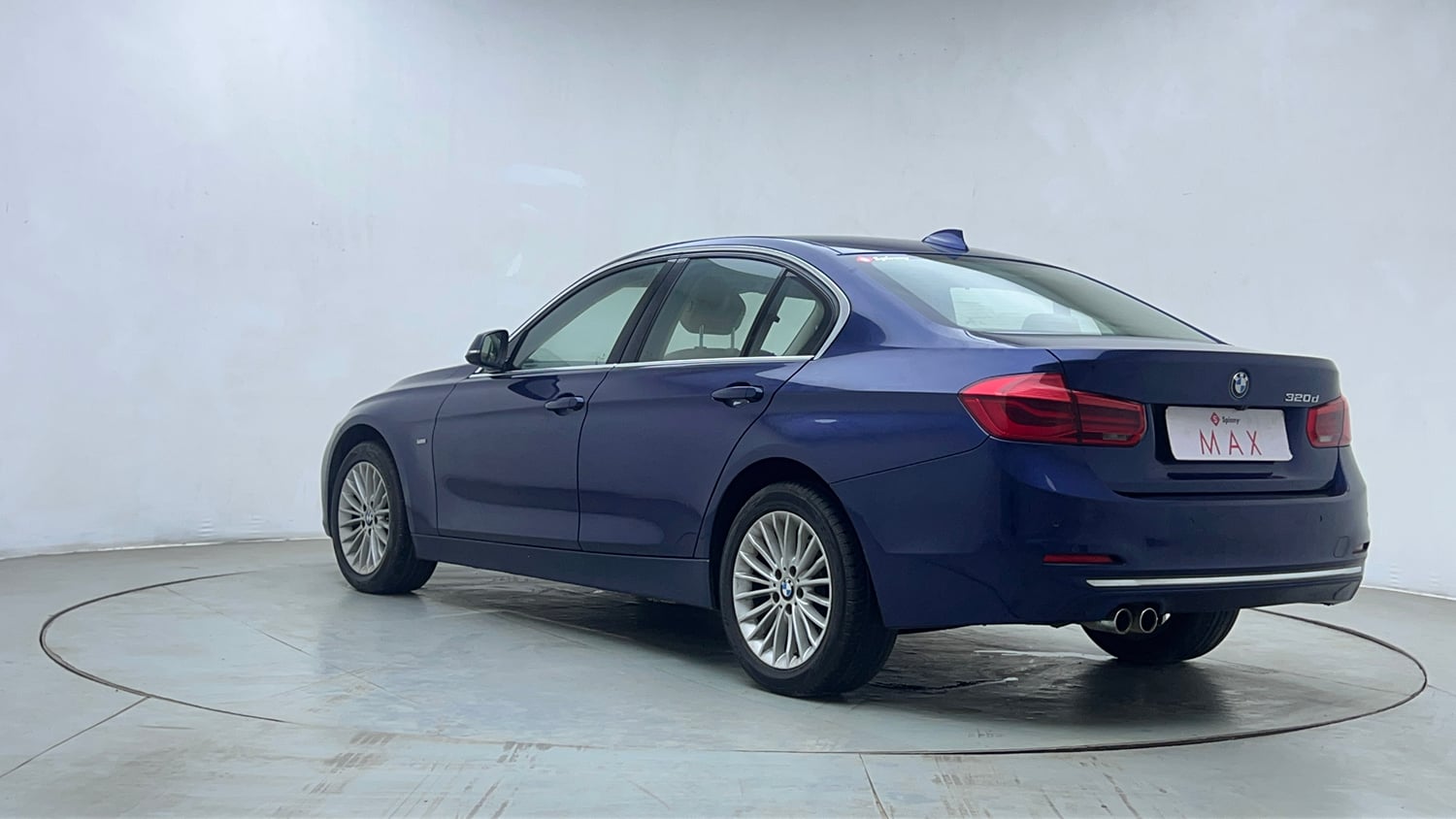 Used 2018 BMW 3 Series 320d Luxury Line Diesel Automatic exterior LEFT REAR CORNER VIEW