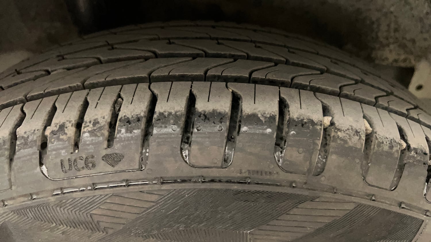 Used 2016 Honda Jazz SV Petrol Petrol Manual tyres RIGHT REAR TYRE TREAD VIEW