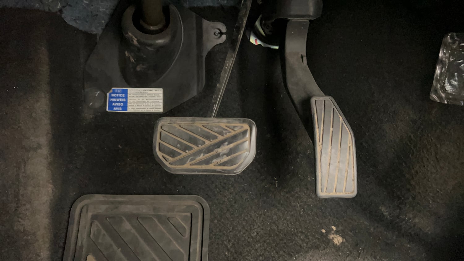 Used 2018 Maruti Suzuki Ignis Zeta 1.2 AMT Petrol Automatic interior PEDALS VIEW