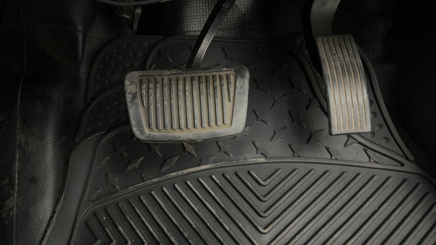 Used 2022 Hyundai Aura S 1.2 AMT Petrol Petrol Automatic interior PEDALS VIEW