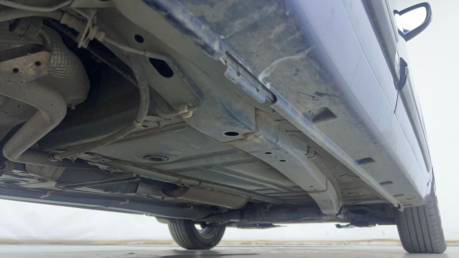 Used 2021 Maruti Suzuki Baleno Zeta Petrol Manual extra REAR RIGHT UNDERBODY VIEW