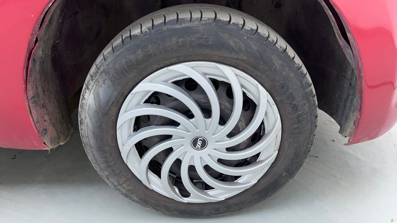 Used 2016 Datsun GO T Petrol Manual tyres RIGHT FRONT TYRE RIM VIEW