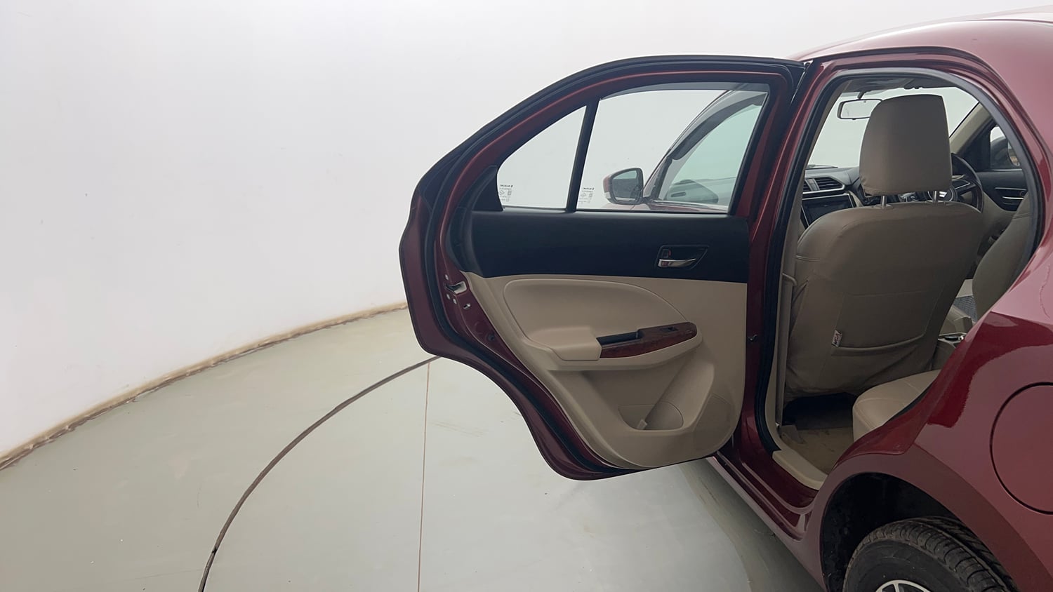 Used 2018 Maruti Suzuki Dzire ZXi Plus AMT Petrol Automatic interior LEFT REAR DOOR OPEN VIEW