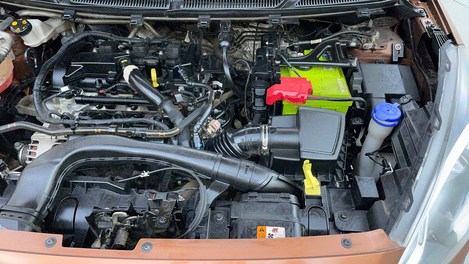 Used 2021 Ford Freestyle Titanium 1.2 Ti-VCT Petrol Manual engine ENGINE LEFT SIDE VIEW