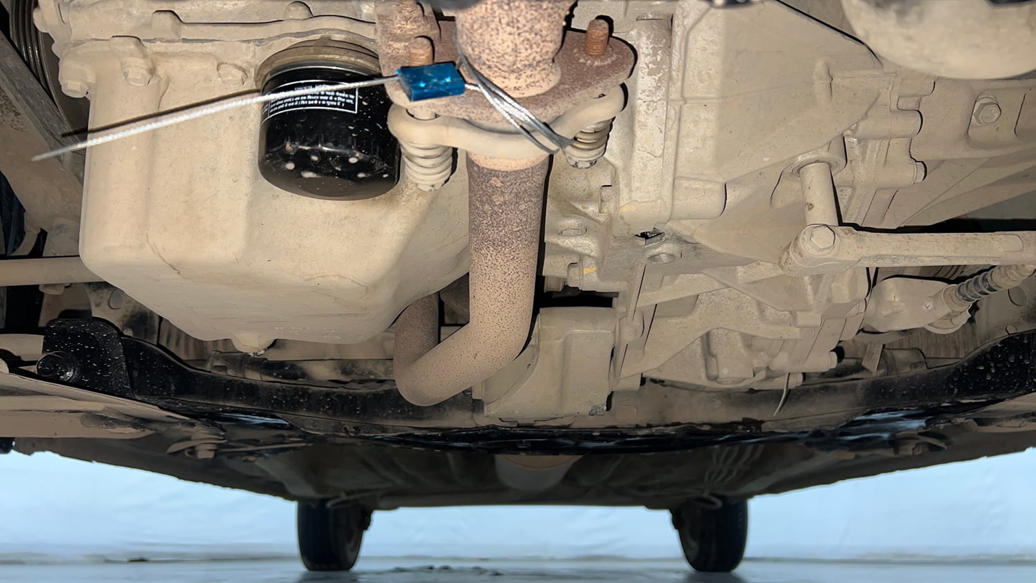 Used 2024 Maruti Suzuki Wagon R VXI 1.0 CNG Cng Manual extra FRONT LEFT UNDERBODY VIEW
