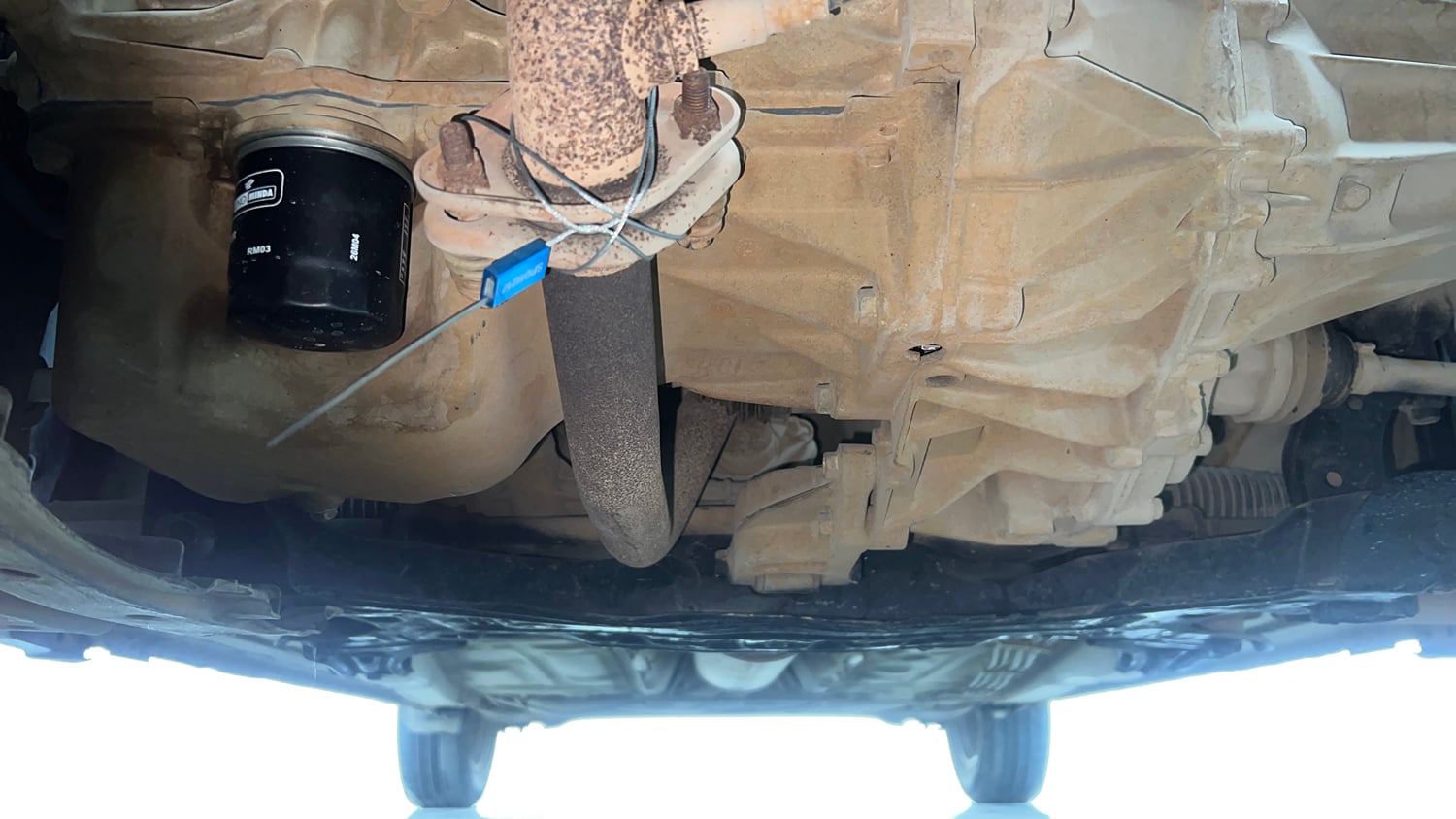 Used 2017 Maruti Suzuki Dzire ZXi AMT Petrol Automatic extra FRONT LEFT UNDERBODY VIEW