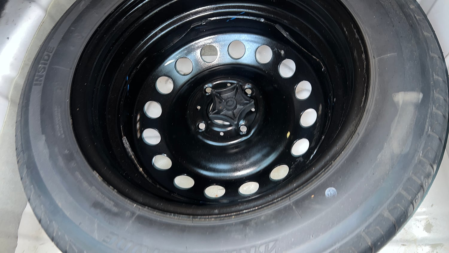 Used 2023 Tata Nexon XZ Plus (S) Petrol Manual tyres SPARE TYRE VIEW